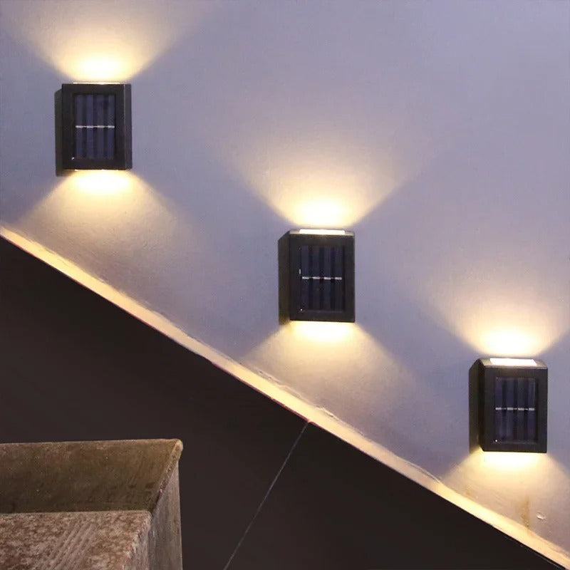 Maliben | Solarglow Luxe Solar Wall Lamps – Wireless, Stylish & Ready For Sultry Evenings