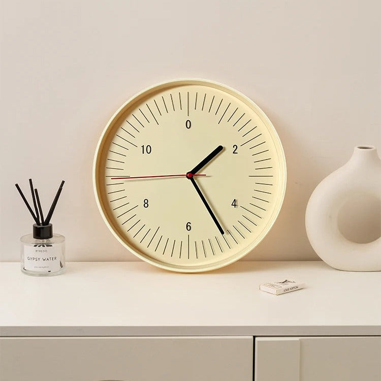 Maliben | Zadie Round Wall Clock Colorful Modern Abs Wall Decor