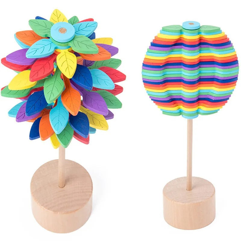 Maliben | Wooden Spinner Toy - Relaxation And Focus Enhancer