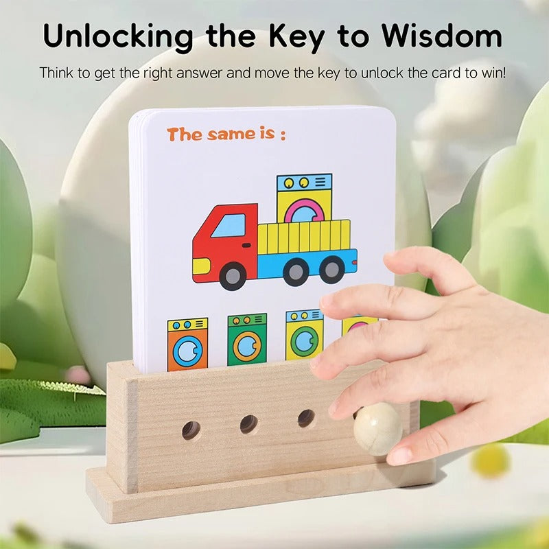Maliben | Wooden Logic Educational Unlocking Game For Kids - Preschool Skill Developement
