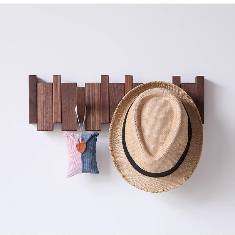 Maliben | Harmonycoat Wooden Piano Coat Rack – Stylish Wall Decoration & Practical Storage