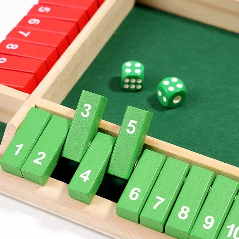 Maliben | Shutthebox Family Game 4 Player Set