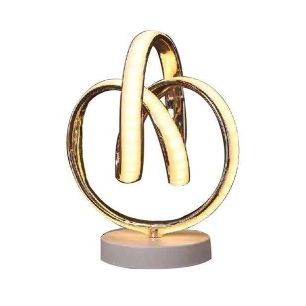 Maliben | Luminare - Modern Led Table Lamp With Curved Design And Usb Connection