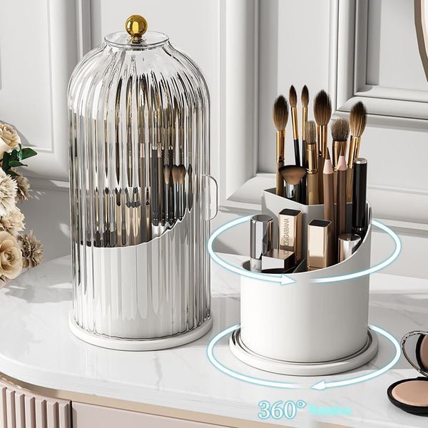 Maliben | Spinglam - 360° Organizer - Rotating - Practical - Stylish - For Your Makeup Brushes