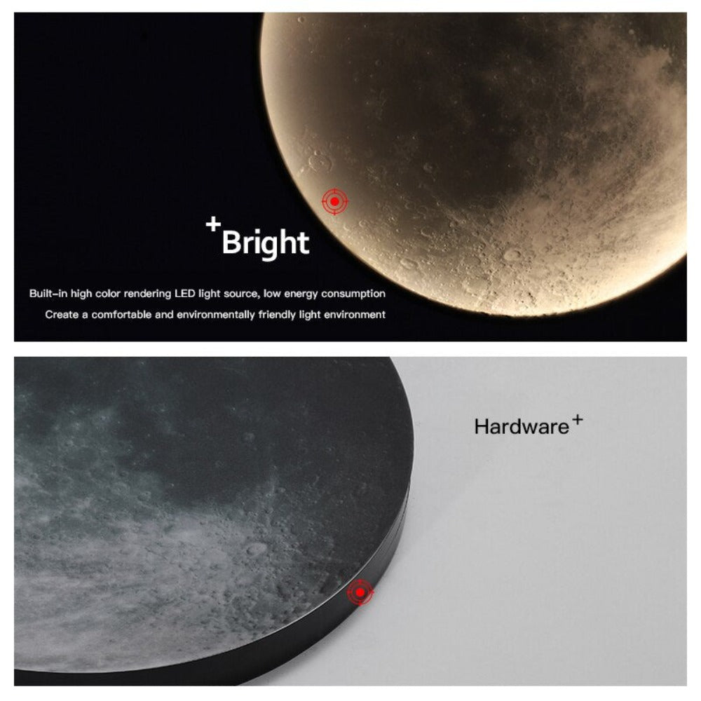 Maliben | 3d Led Moon Or Earth Ceiling Or Wall Light