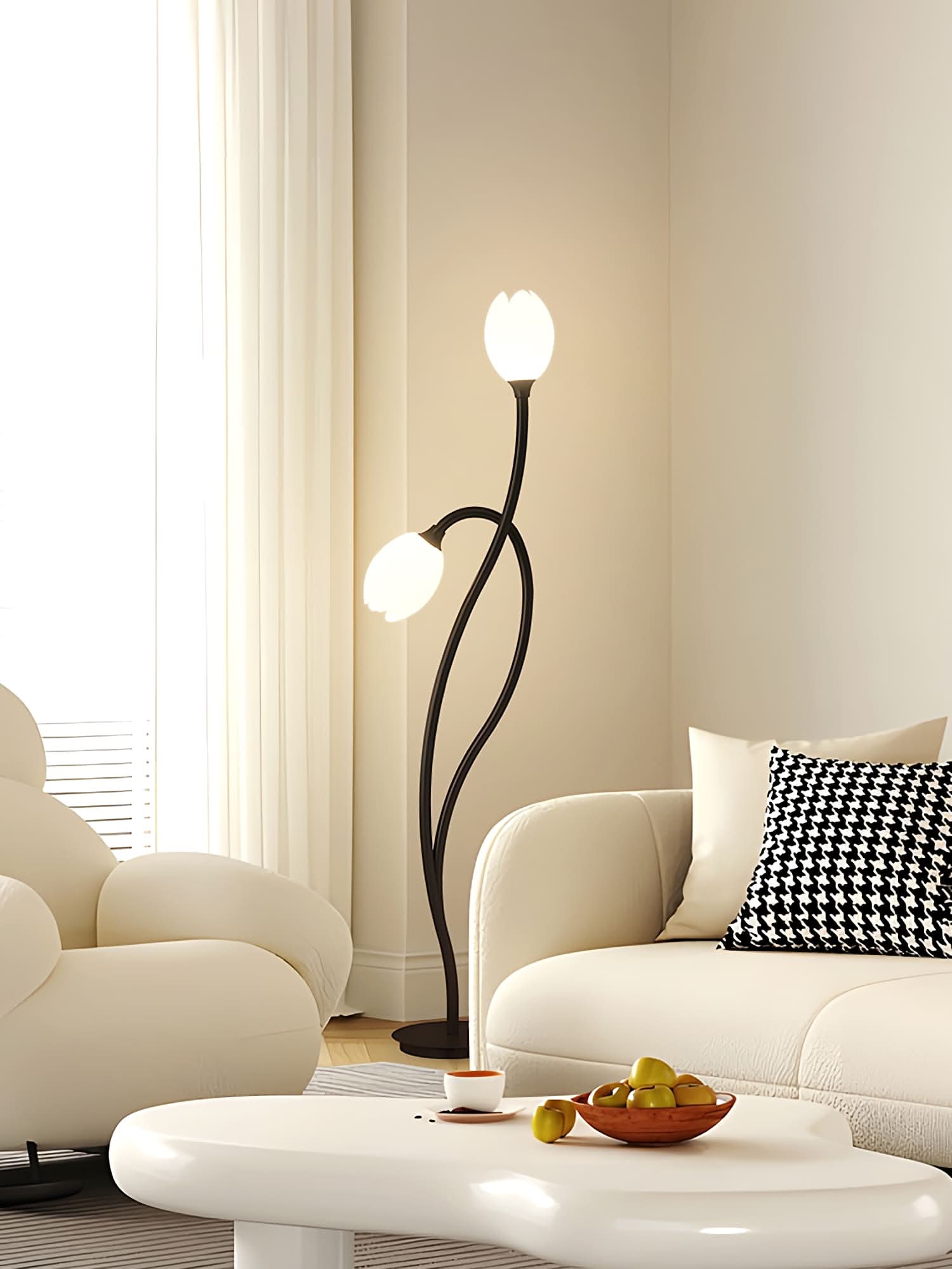 Maliben Modern Flower Floor Lamp with G9 Socket