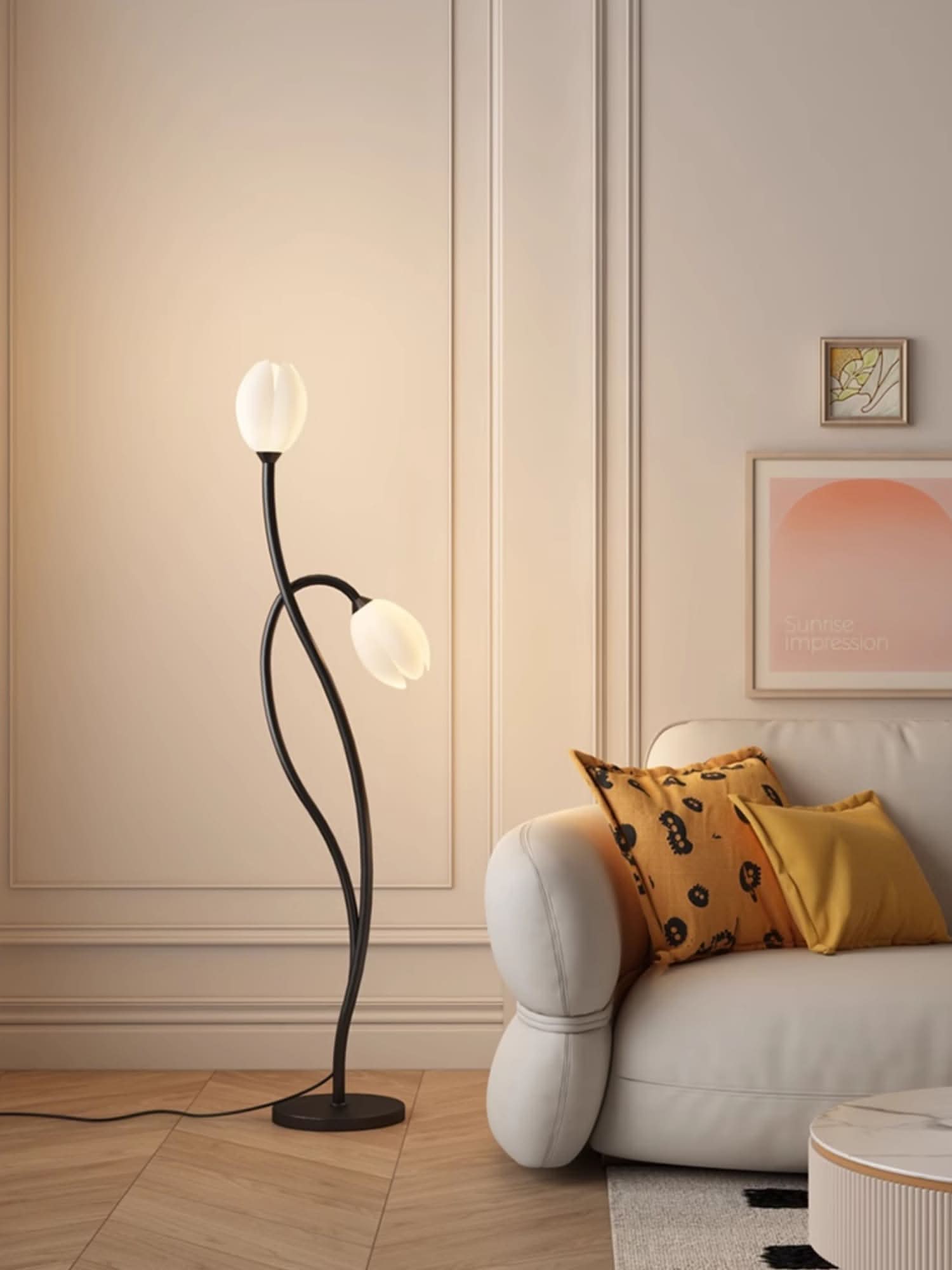 Maliben Modern Flower Floor Lamp with G9 Socket