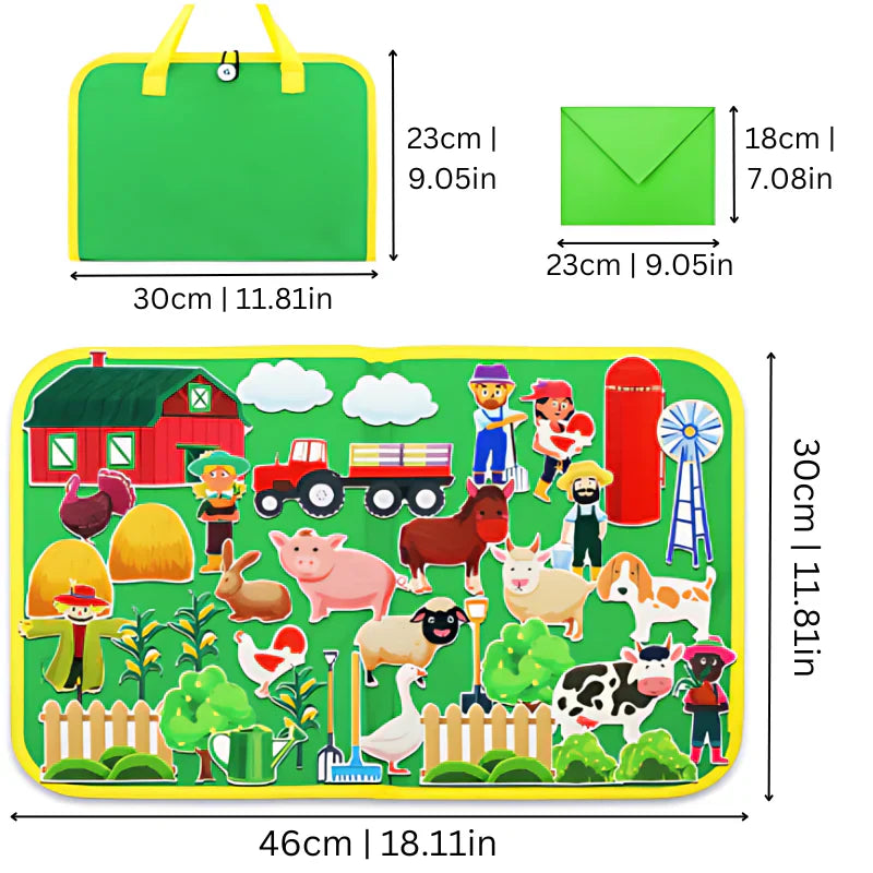 Maliben | Felt Animal World Set