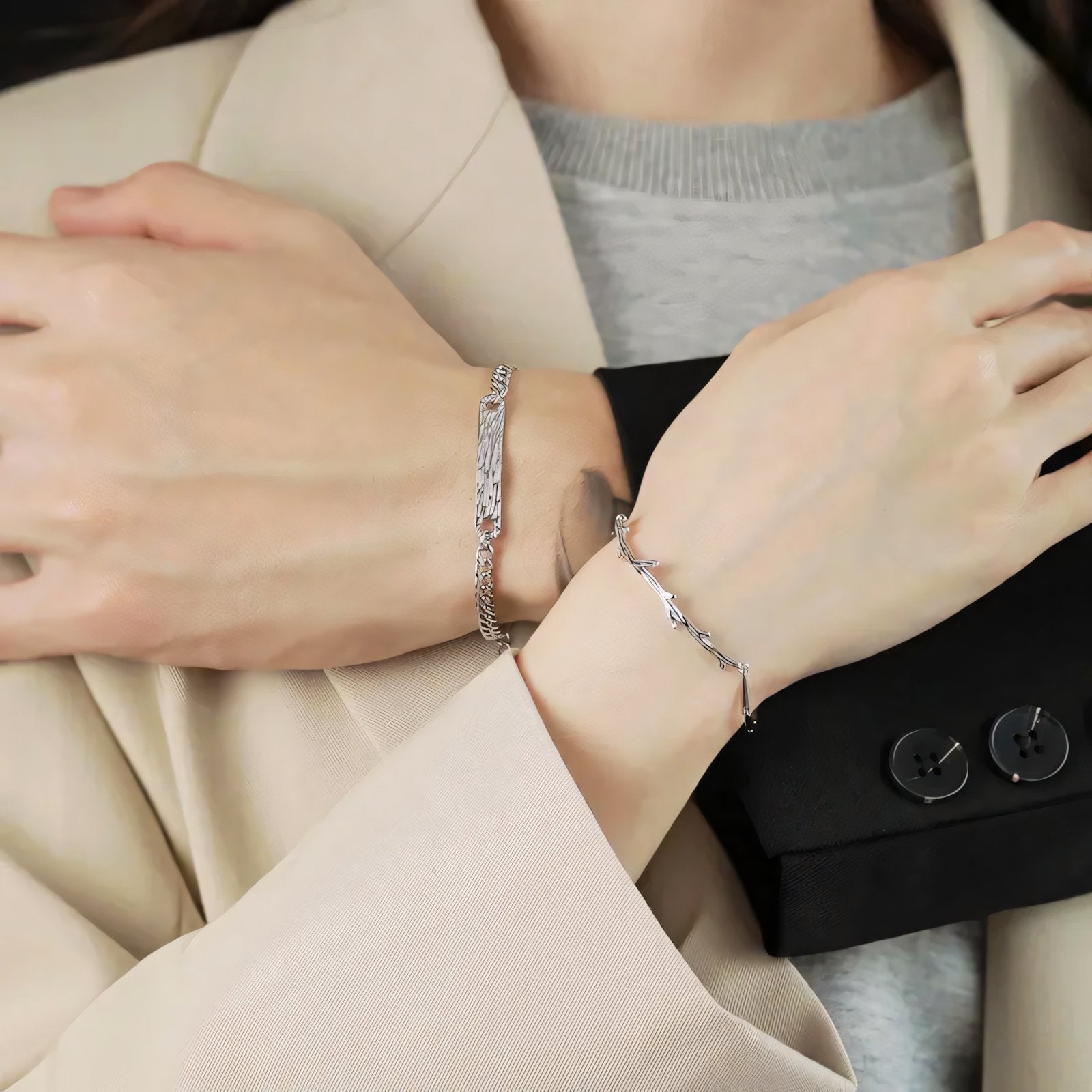 Maliben | Matching Rooted Love Bracelets