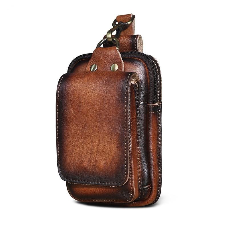Maliben Guardian Leather Waist Bag — Men's Genuine Leather