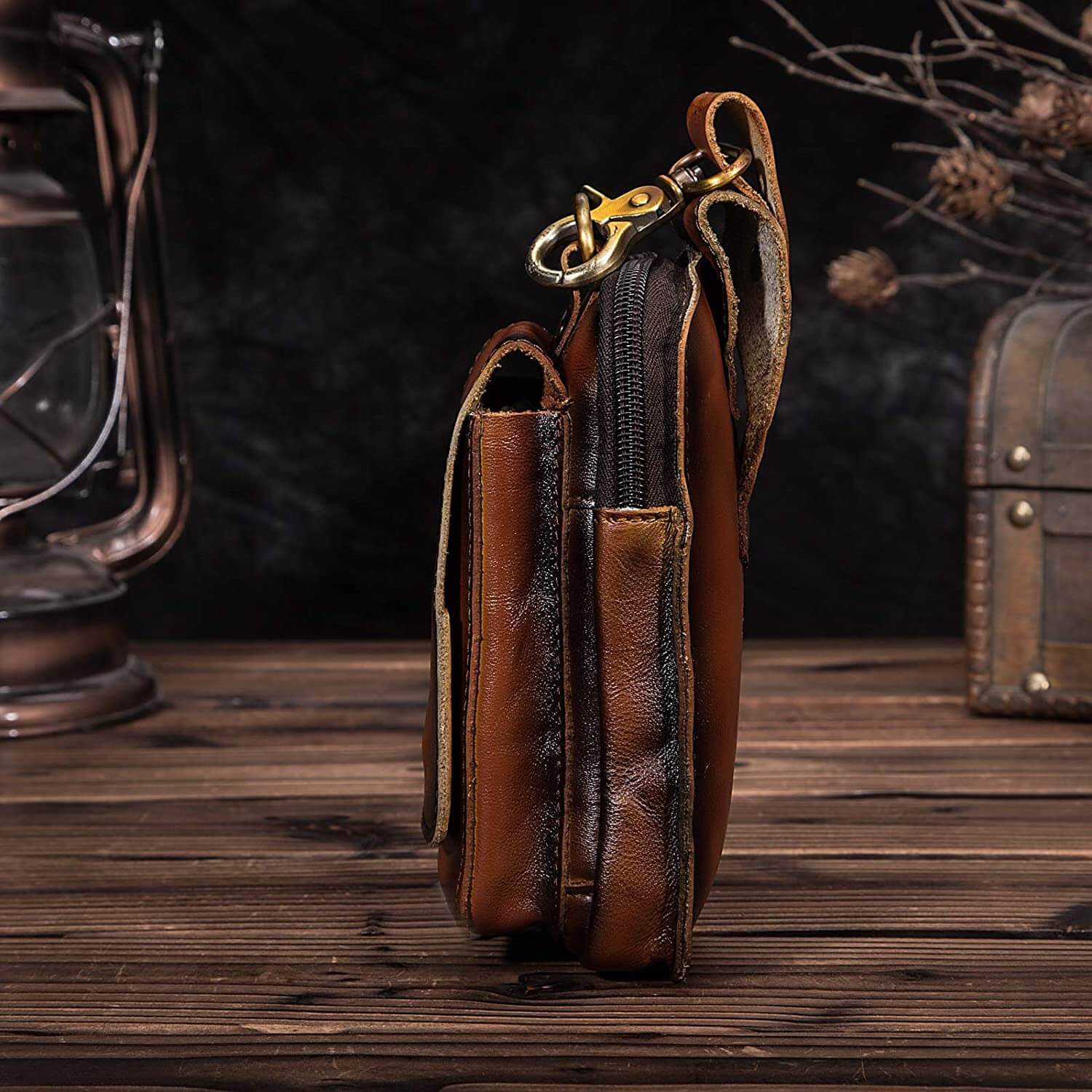 Maliben Guardian Leather Waist Bag — Men's Genuine Leather