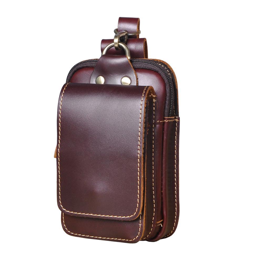 Maliben Guardian Leather Waist Bag — Men's Genuine Leather