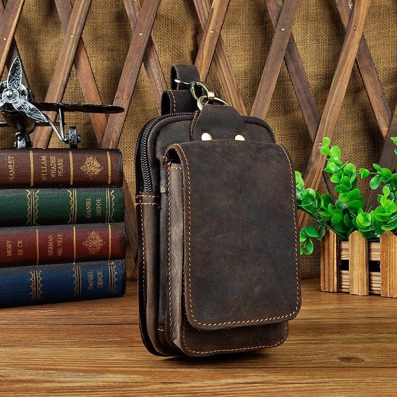 Maliben Guardian Leather Waist Bag — Men's Genuine Leather