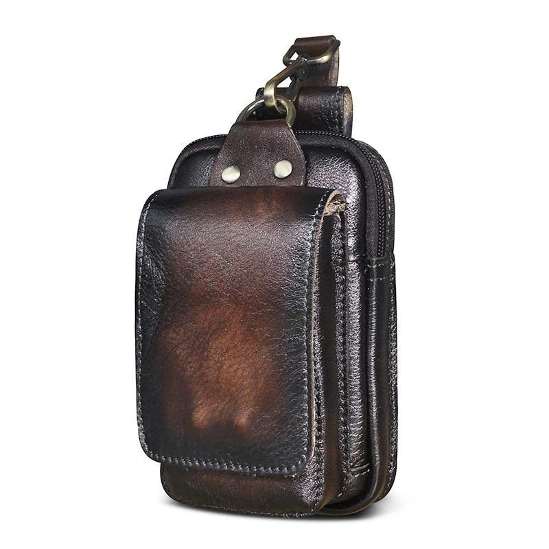 Maliben Guardian Leather Waist Bag — Men's Genuine Leather