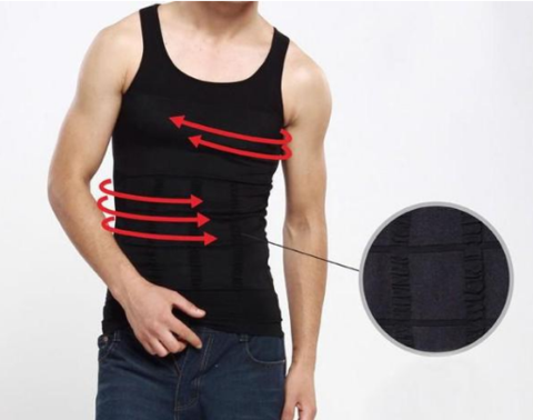Maliben Men's Slimming Body Shaper Vest — Compression Undershirt