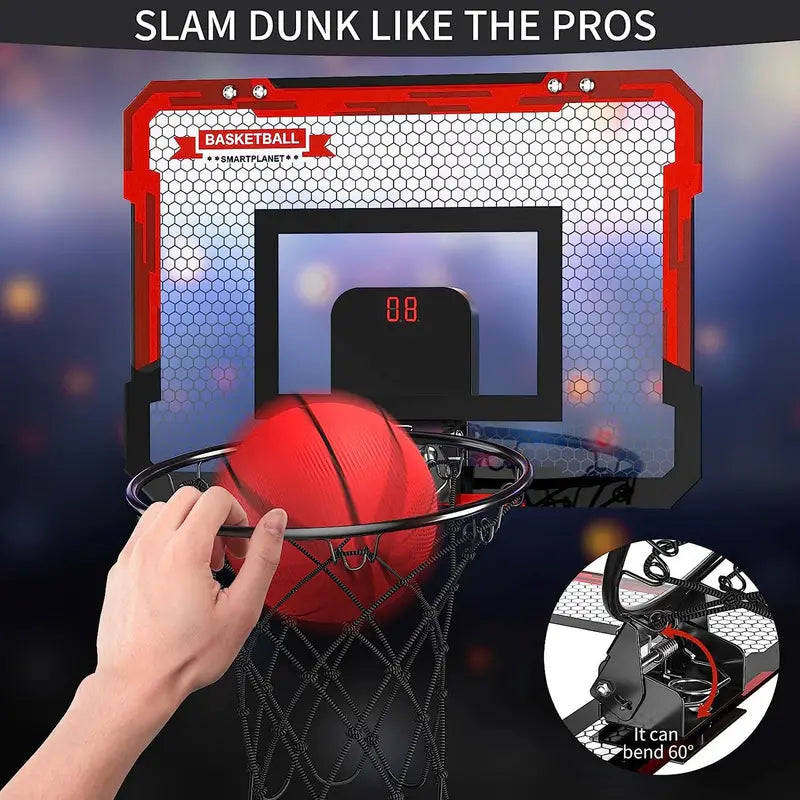 Maliben | Mini Basketball Frame With Electronic Scoreboard - Bouncepro