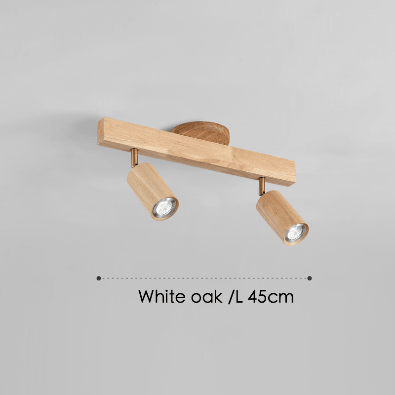 Maliben | Adjustable Wooden Ceiling Lamp Minimalist Solid Wood
