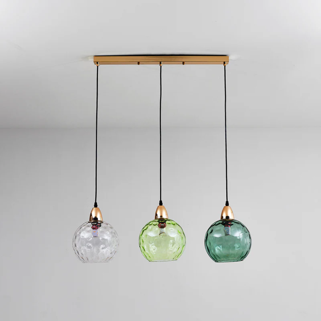 Maliben | Modern Cluster Pendant Light With 3 Lamps - Cascade