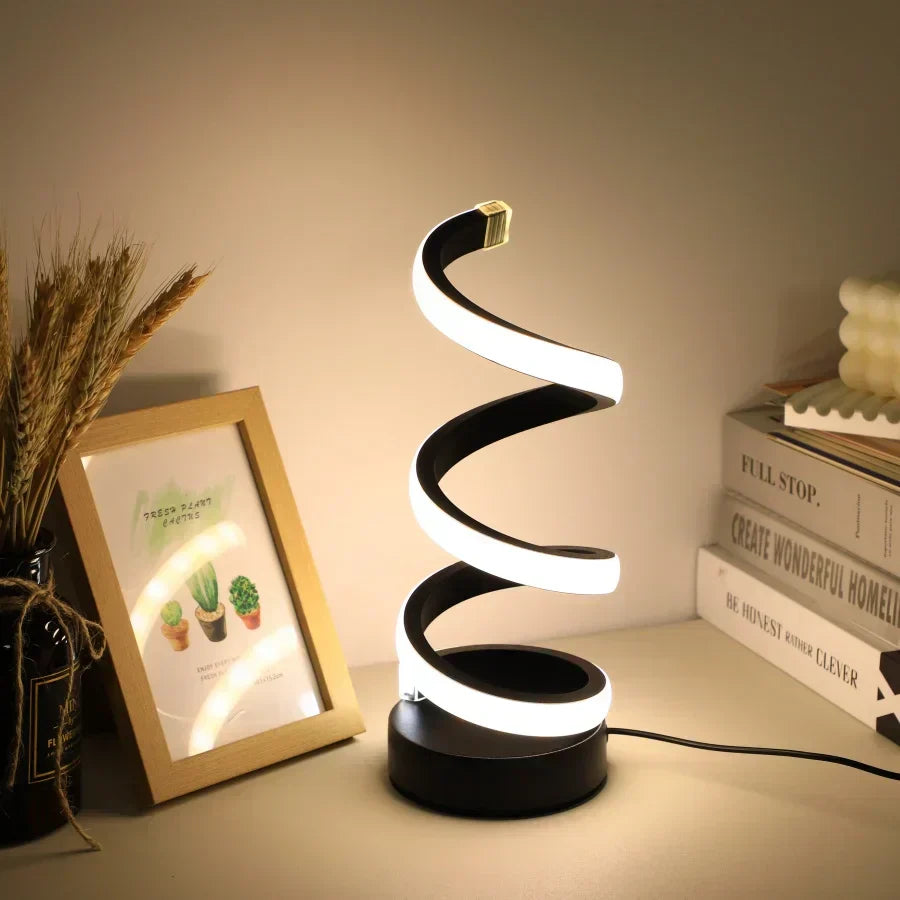 Maliben | Modern S-Shaped Desk Lamp - Flexiglow