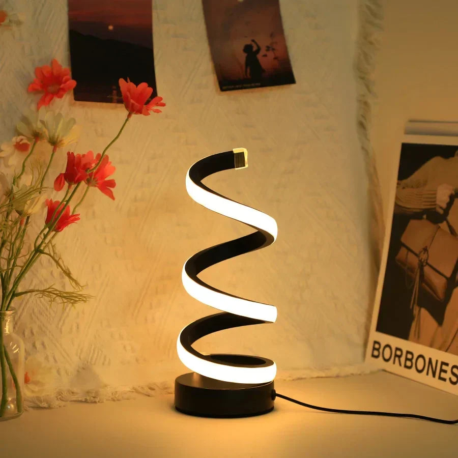Maliben | Modern S-Shaped Desk Lamp - Flexiglow