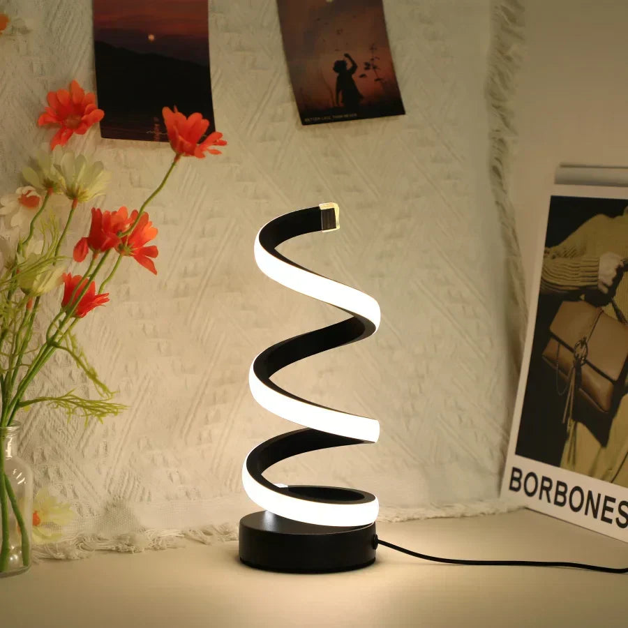 Maliben | Modern S-Shaped Desk Lamp - Flexiglow