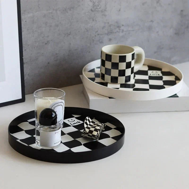 Maliben | Monochrome Chessboard Storage Tray