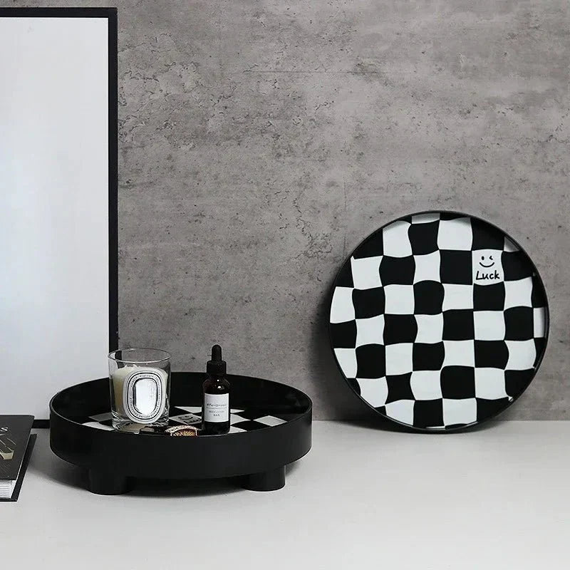 Maliben | Monochrome Chessboard Storage Tray