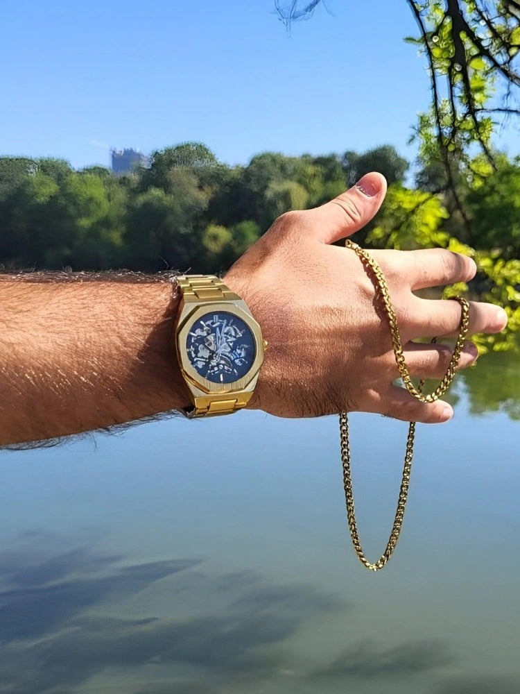 Maliben | Blaise - Chronograph Watch Leather - Timeless Elegant