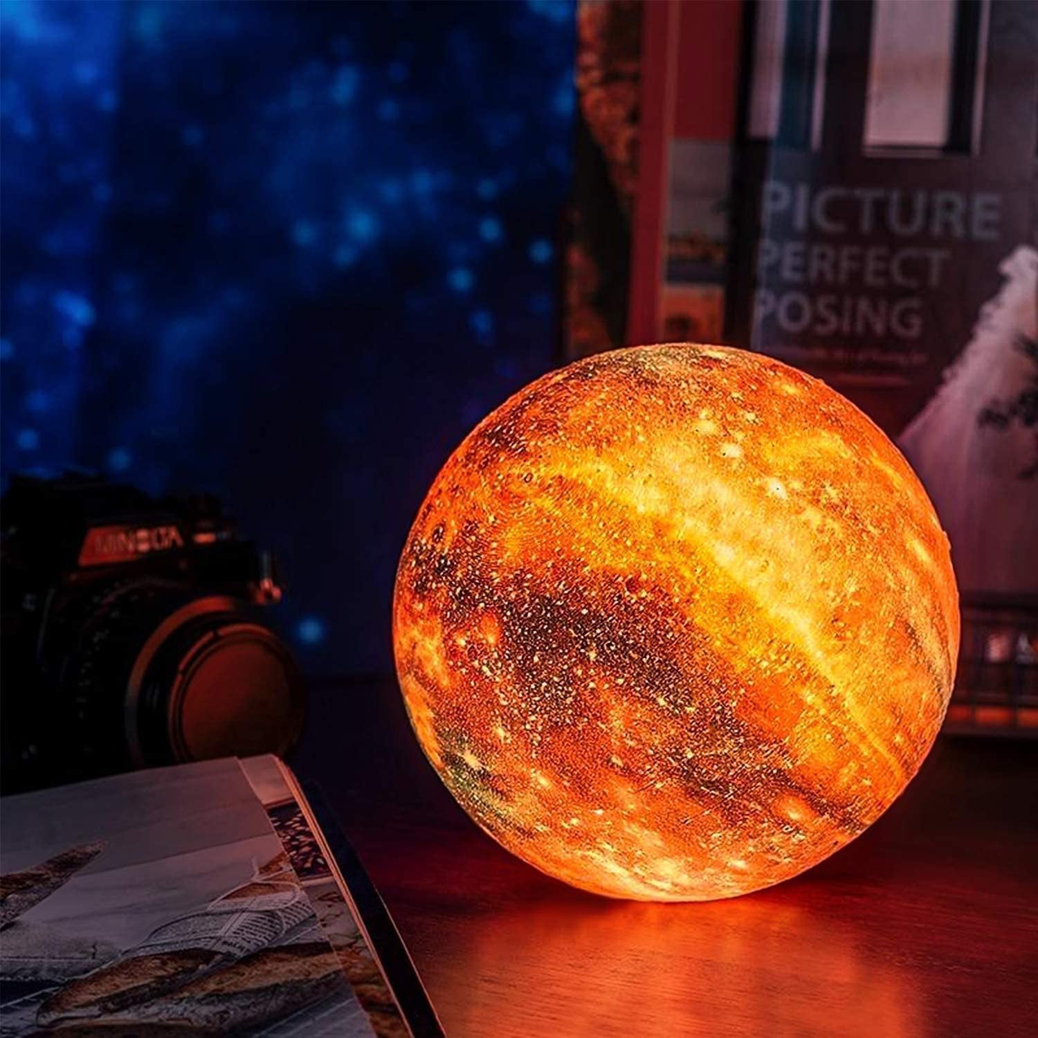 Maliben | Moonbright Lamp - Dreamy Stars Night Lamp With Rechargeable Touch Control