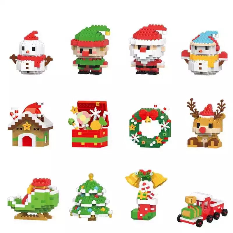 Maliben | Creative Building Block Christmas Figures - Fun For The Whole Family
