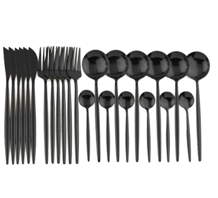 Maliben | Luxury Stainless Steel Cutlery Set: Stylish Dining For Every Occasion