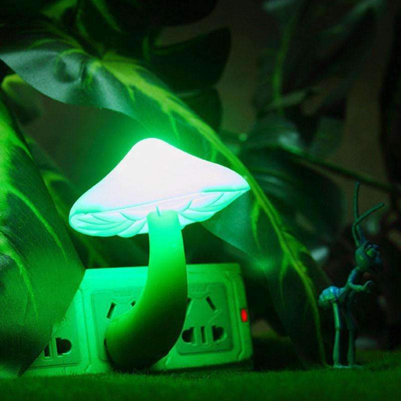 Maliben | Mushroom Led Night Lamp Wall Socket