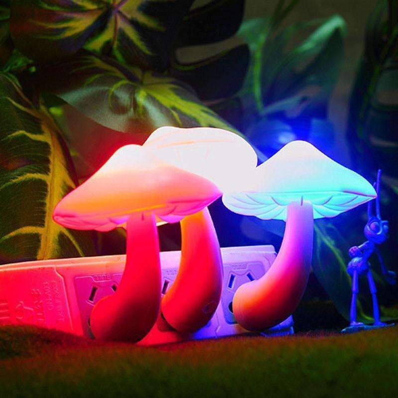 Maliben | Mushroom Led Night Lamp Wall Socket