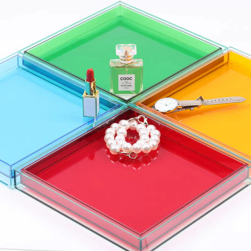 Maliben | Acrylic Serving Tray in "Color Pop"