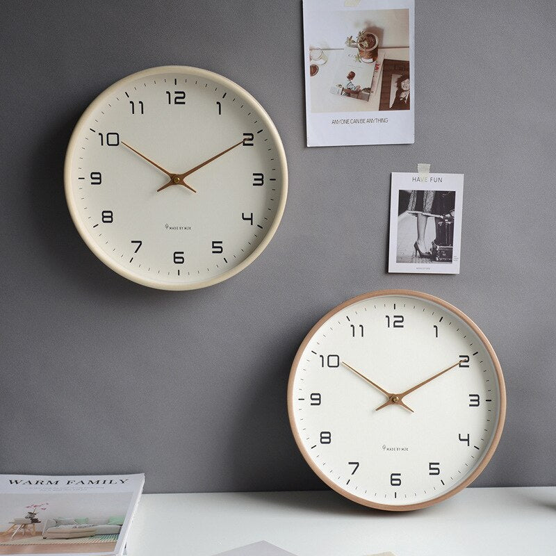 Maliben | Lundtime – Silent Wooden Wall Clock With Scandinavian Design