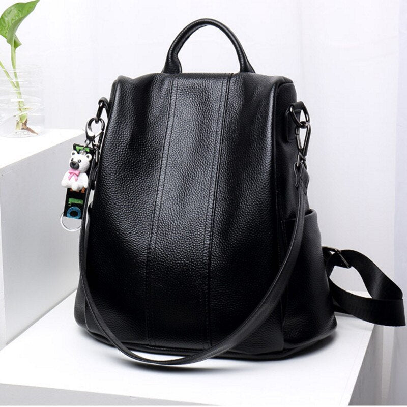 Maliben Theft-resistant leather backpack