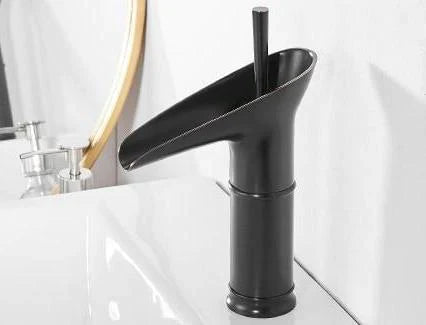 Maliben | Waterfall Antique Faucet Bathroom Sink Faucet Brass Sink Mixers