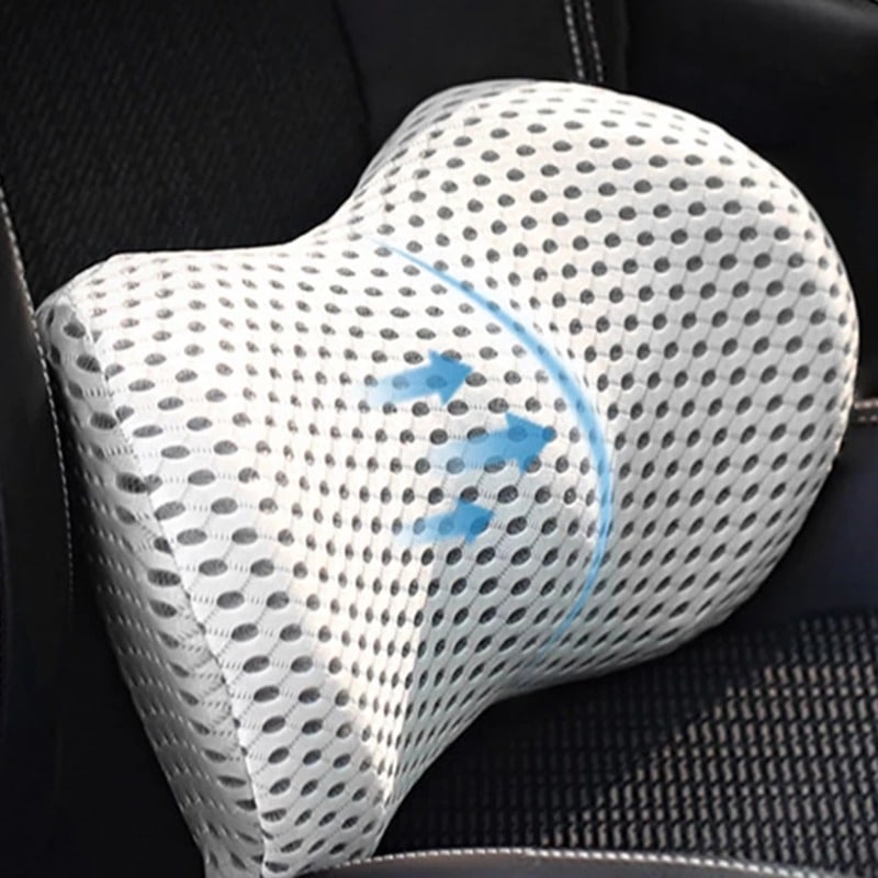 Maliben | Spinerest Orthopedic Lumbar Pillow | Ergonomic Back Support For Office, Car & Home | Removable Cover