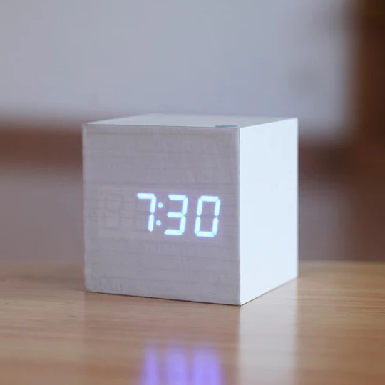 Maliben | Wooden Digital Clock With Led Display