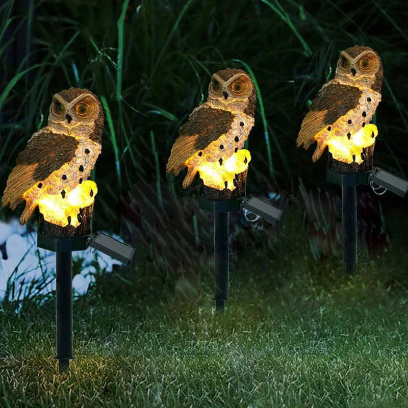 Maliben | Owlglow Solar-Powered Garden Lamp