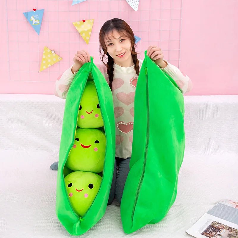 MAliben | SnugglePea | Huggable Pea - Giant Plush pea In a Pod
