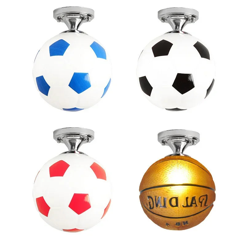 Maliben | Playful Football Ceiling Lamp - Goalbright