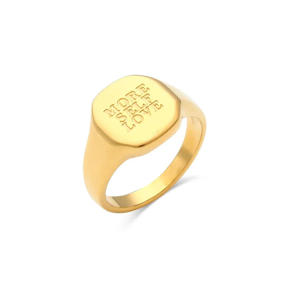 Maliben | Positive Affirmation Engraved Rings