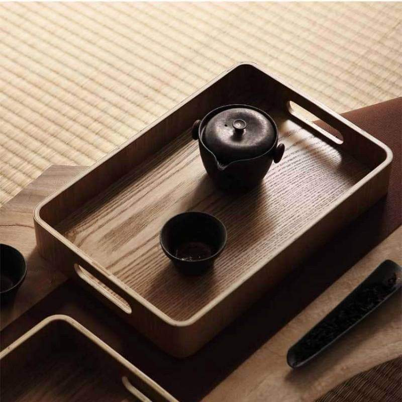 Maliben | Slim, round serving trays made of wood