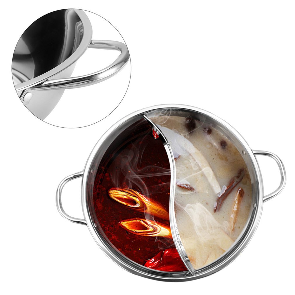 Maliben | Hot Pot Twin Split Stainless Steel Pan