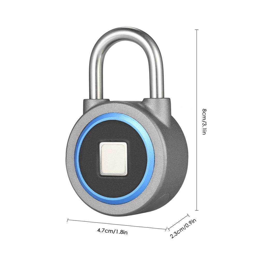 Maliben Smarter Theft Protection Fingerprint Keyless Padlock