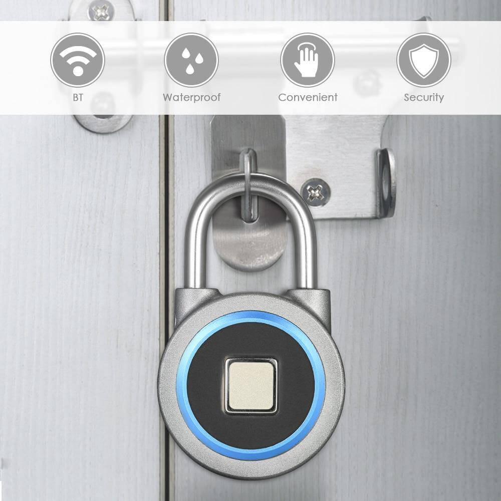 Maliben Smarter Theft Protection Fingerprint Keyless Padlock
