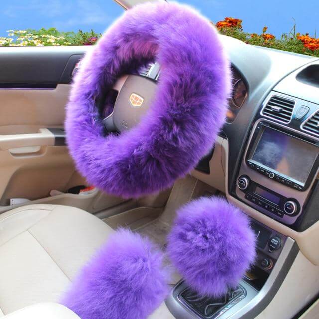 Maliben | Universal Plush Warm Steering Wheel Cover