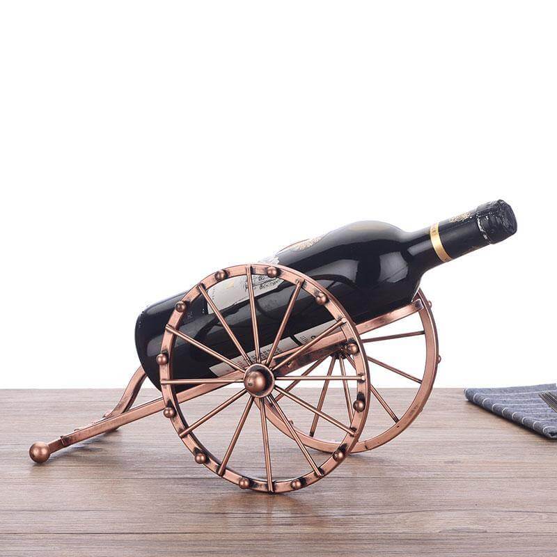 Maliben | Antique Cannon Wine Bottle Holder