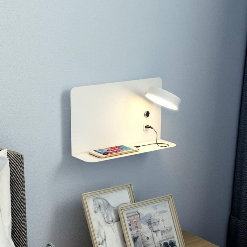 Maliben | Led Bed Lamp Wall Lamp With Usb Charger